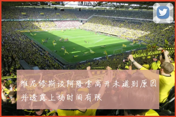 维尼修斯谈阿隆索离开未道别原因并透露上场时间有限